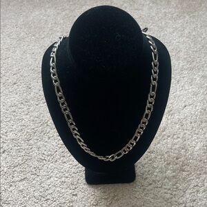 21men Silver Chain Necklace